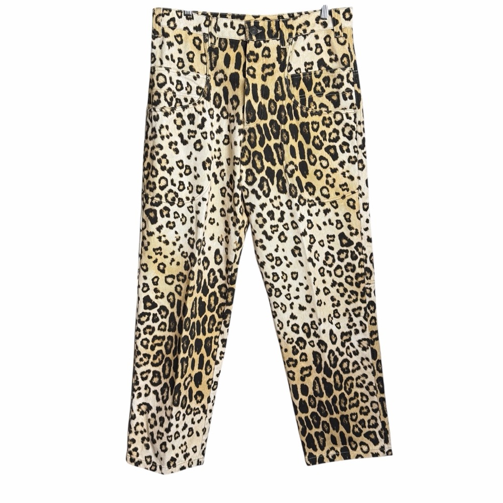ETRO RARE Leopard Print Cotton‎ Jeans